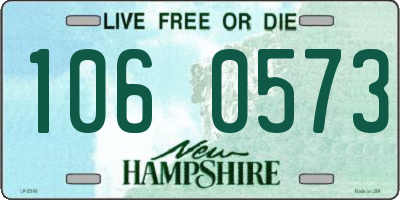 NH license plate 1060573