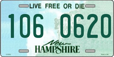 NH license plate 1060620