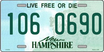 NH license plate 1060690