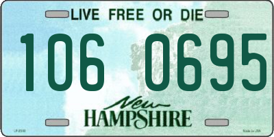 NH license plate 1060695
