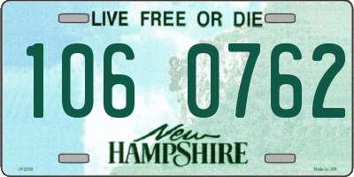 NH license plate 1060762
