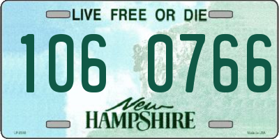 NH license plate 1060766