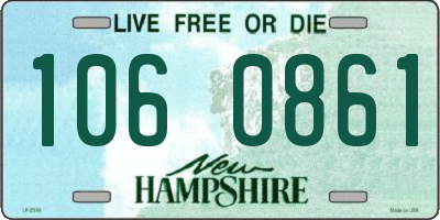 NH license plate 1060861