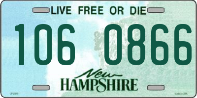 NH license plate 1060866