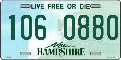 NH license plate 1060880