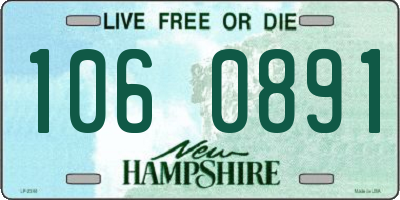 NH license plate 1060891