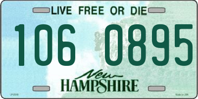 NH license plate 1060895