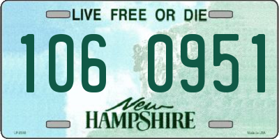 NH license plate 1060951