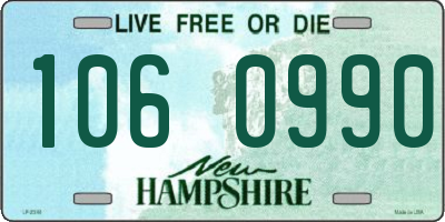 NH license plate 1060990