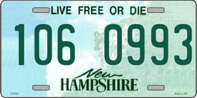 NH license plate 1060993