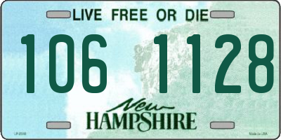 NH license plate 1061128