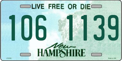 NH license plate 1061139