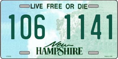 NH license plate 1061141