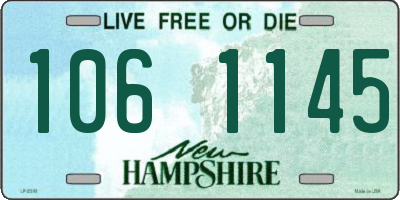 NH license plate 1061145