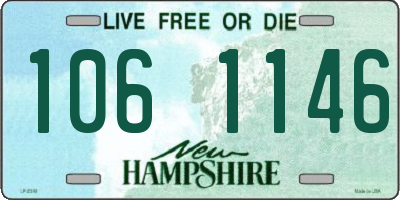 NH license plate 1061146