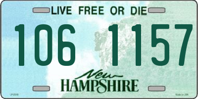 NH license plate 1061157