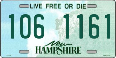 NH license plate 1061161
