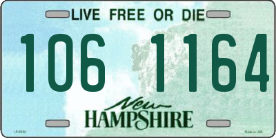 NH license plate 1061164