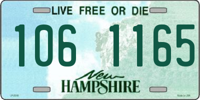 NH license plate 1061165