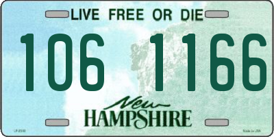 NH license plate 1061166