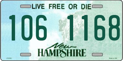 NH license plate 1061168