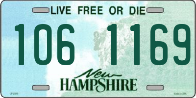NH license plate 1061169