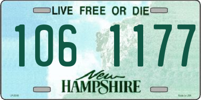 NH license plate 1061177