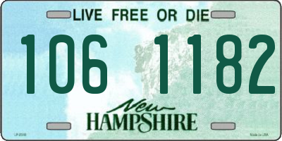 NH license plate 1061182