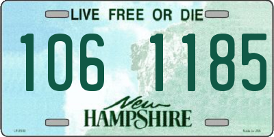 NH license plate 1061185