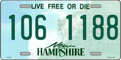 NH license plate 1061188