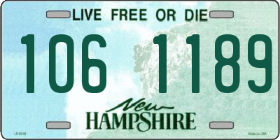 NH license plate 1061189