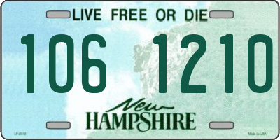 NH license plate 1061210