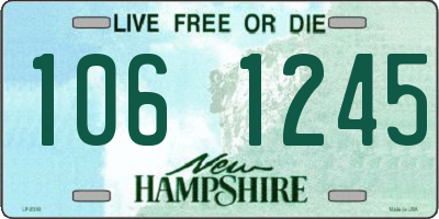 NH license plate 1061245