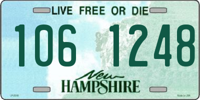 NH license plate 1061248