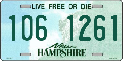 NH license plate 1061261
