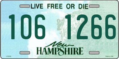 NH license plate 1061266