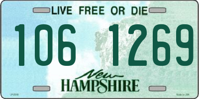 NH license plate 1061269