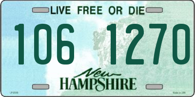 NH license plate 1061270