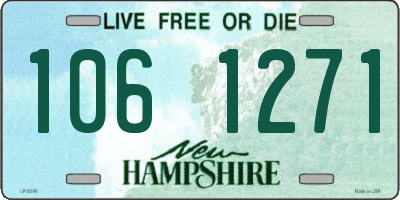 NH license plate 1061271