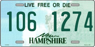 NH license plate 1061274