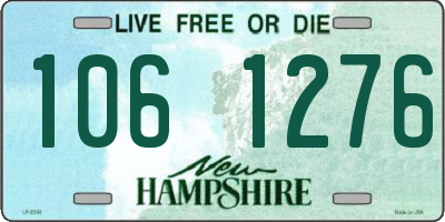 NH license plate 1061276