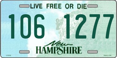 NH license plate 1061277