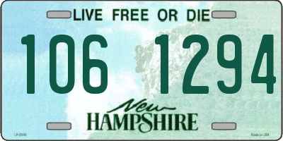 NH license plate 1061294