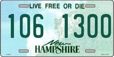 NH license plate 1061300