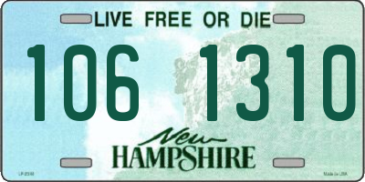 NH license plate 1061310