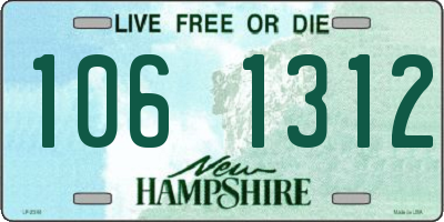 NH license plate 1061312