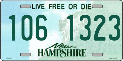 NH license plate 1061323