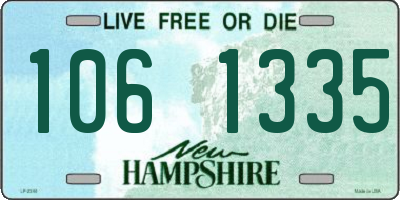NH license plate 1061335