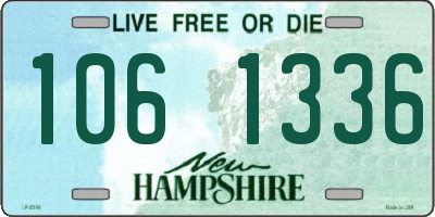 NH license plate 1061336