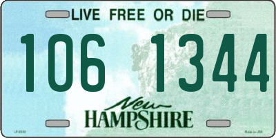 NH license plate 1061344